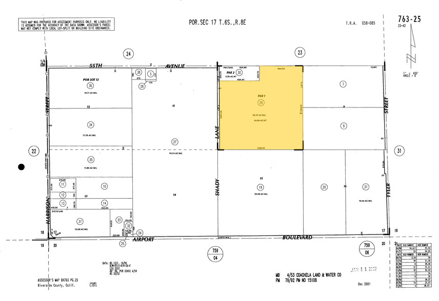 Shady Ln, Coachella, CA en alquiler - Plano de solar - Imagen 2 de 3