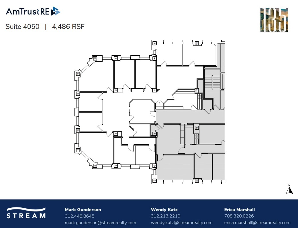 135 S LaSalle St, Chicago, IL en alquiler Plano de la planta- Imagen 1 de 1