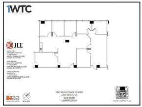 1 World Trade Ctr, Long Beach, CA en alquiler Plano de la planta- Imagen 1 de 1