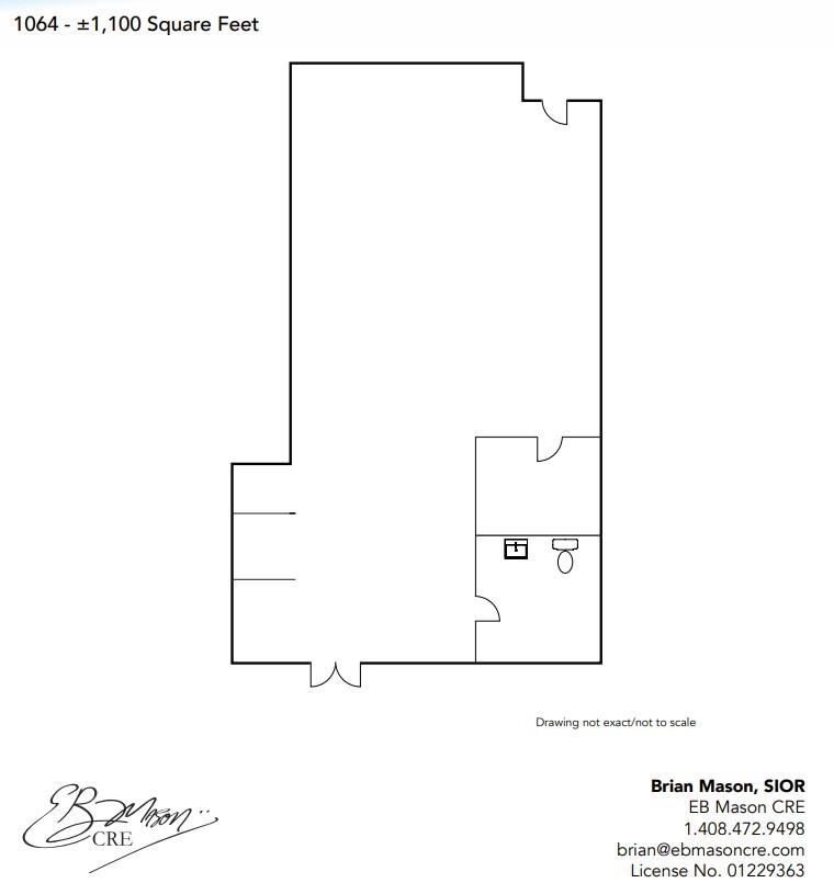 1060-1070 Lincoln Ave, San Jose, CA en alquiler Plano de la planta- Imagen 1 de 1