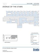 1901 Avenue of the Stars, Los Angeles, CA en alquiler Plano de la planta- Imagen 1 de 1