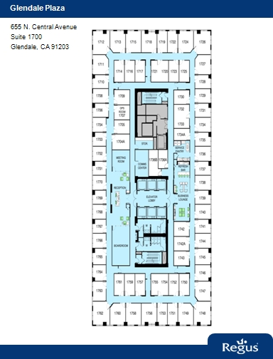 655 N Central Ave, Glendale, CA en alquiler Plano de la planta- Imagen 1 de 1