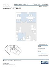 21550 Oxnard St, Woodland Hills, CA en alquiler Plano de la planta- Imagen 1 de 1