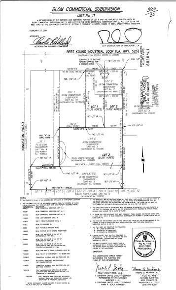 751 Bert Kouns Industrial Loop, Shreveport, LA en venta - Plano del sitio - Imagen 3 de 4