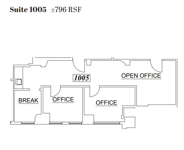 1624 Franklin St, Oakland, CA en alquiler Plano de la planta- Imagen 1 de 1