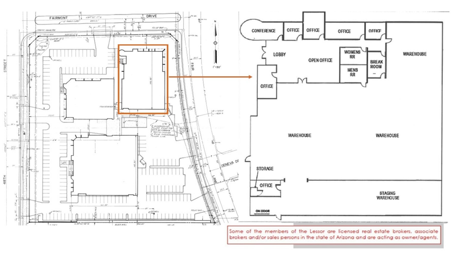 3005 S 48th St, Tempe, AZ en alquiler Plano de la planta- Imagen 1 de 1