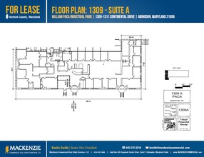 1301 Continental Dr, Abingdon, MD en alquiler Plano de la planta- Imagen 1 de 1