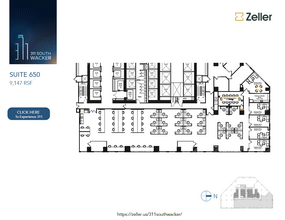 311 S Wacker Dr, Chicago, IL en alquiler Plano de la planta- Imagen 1 de 1