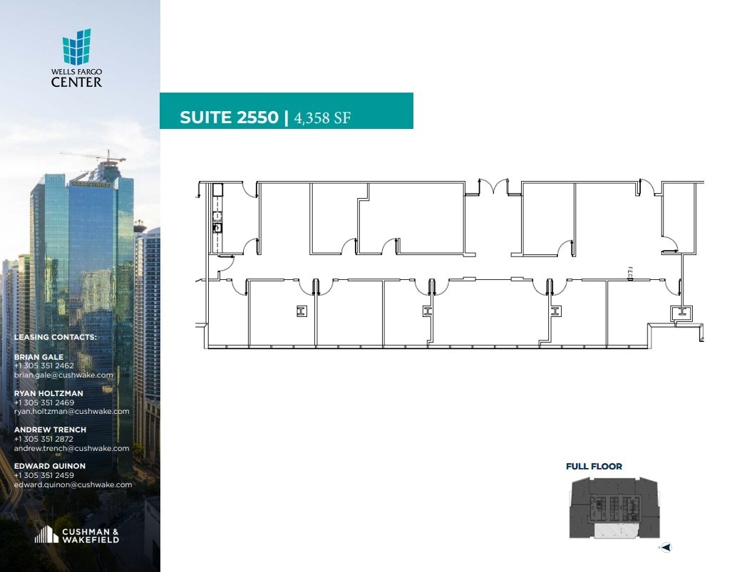 333 SE 2nd Ave, Miami, FL en alquiler Plano de la planta- Imagen 1 de 1