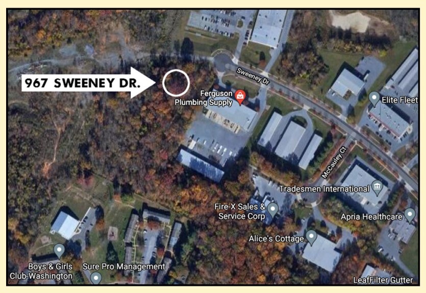 967 Sweeney Dr, Hagerstown, MD en alquiler - Vista aérea - Imagen 3 de 4