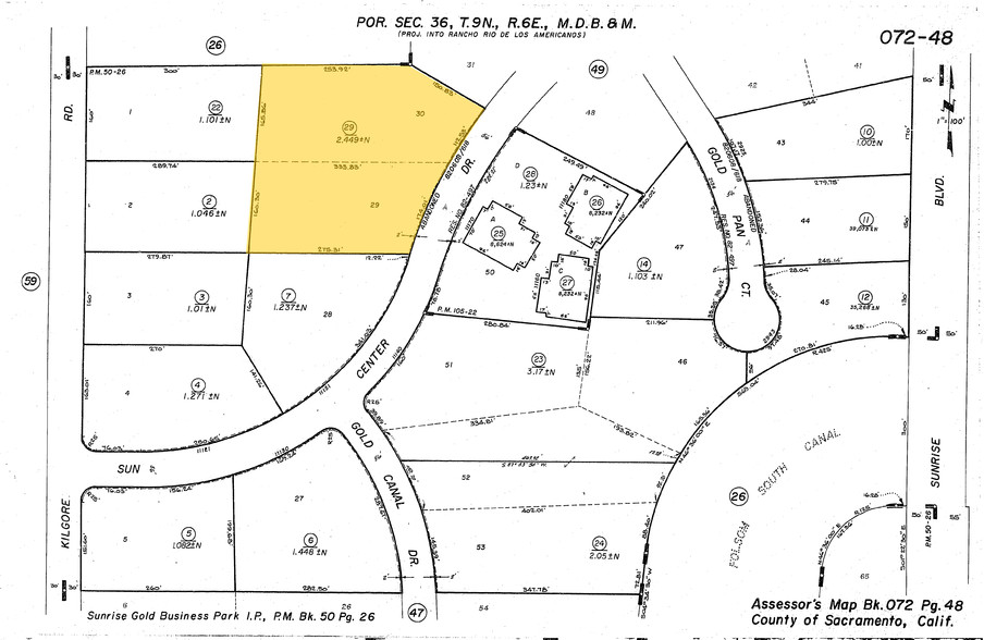 11171 Sun Center Dr, Rancho Cordova, CA en alquiler - Plano de solar - Imagen 3 de 14