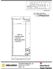 775 Britannia Rd, Mississauga, ON en alquiler Plano de la planta- Imagen 1 de 2