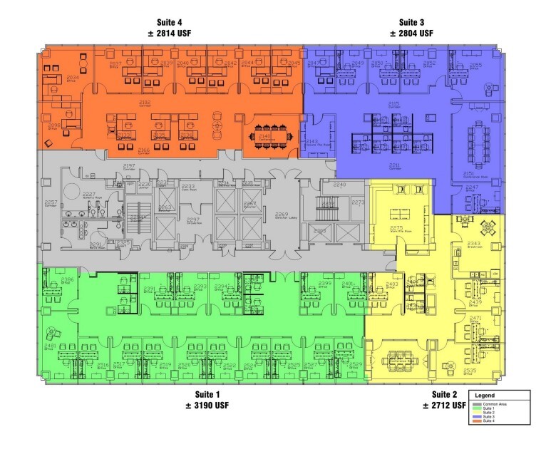 500 E Main St, Norfolk, VA en alquiler Plano de la planta- Imagen 1 de 1