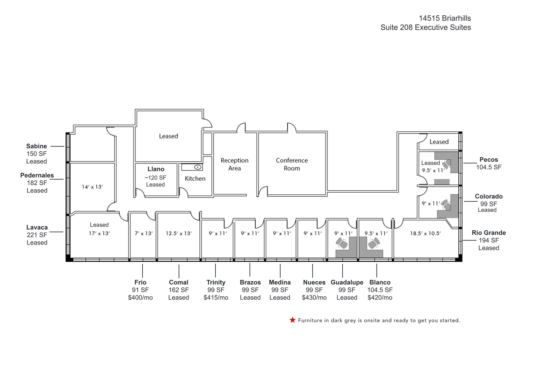 14515 Briarhills Pkwy, Houston, TX en alquiler Plano del sitio- Imagen 1 de 2