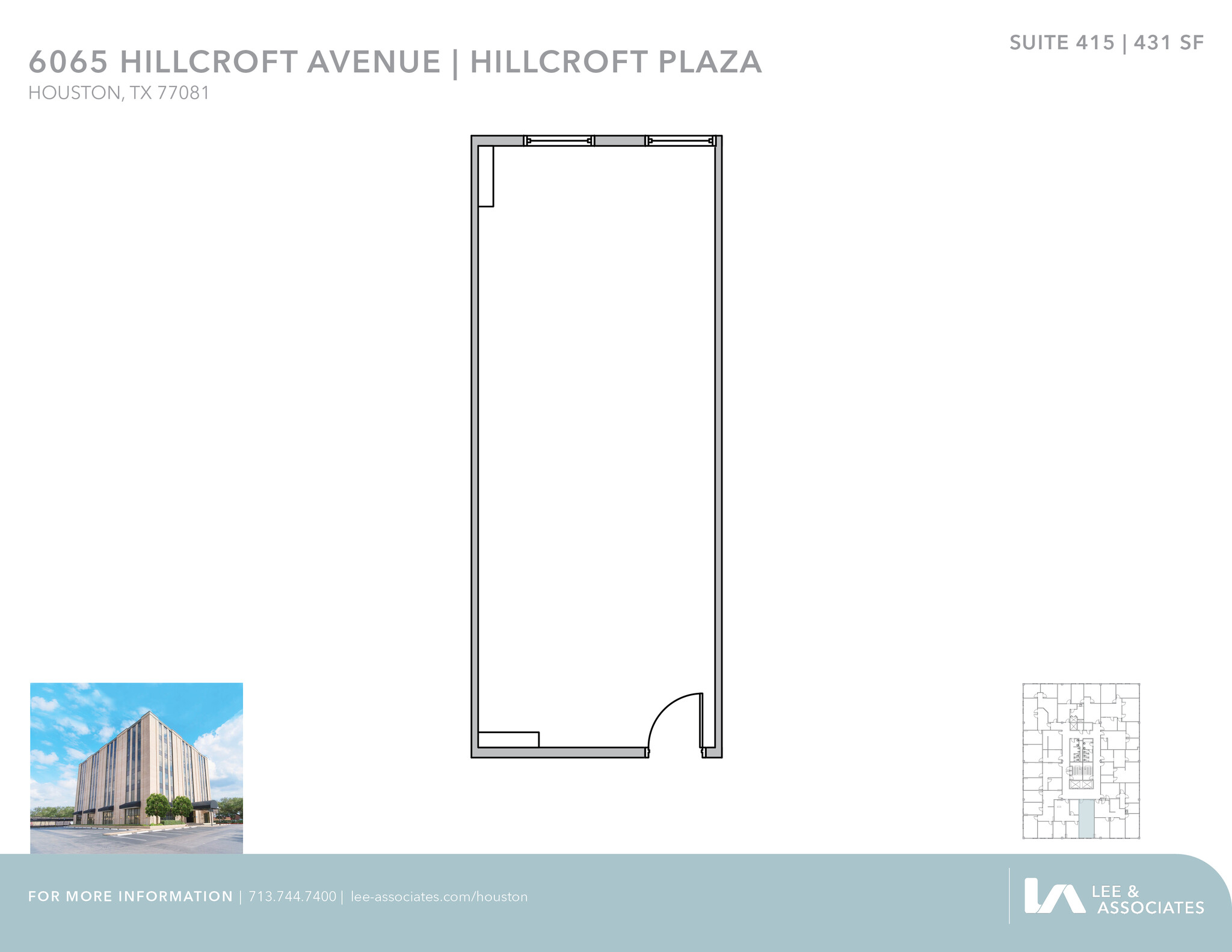 6065 Hillcroft Ave, Houston, TX en alquiler Plano de la planta- Imagen 1 de 1