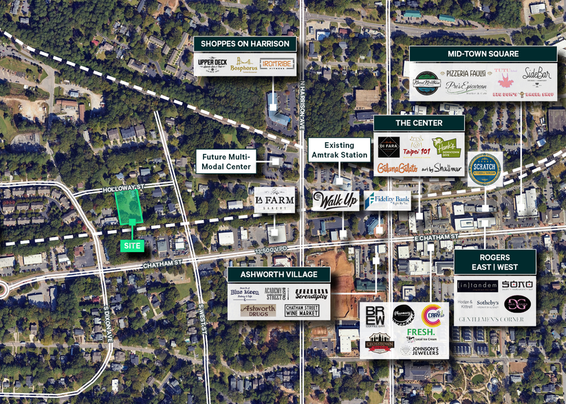 315 Holloway St, Cary, NC en venta - Vista aérea - Imagen 1 de 1