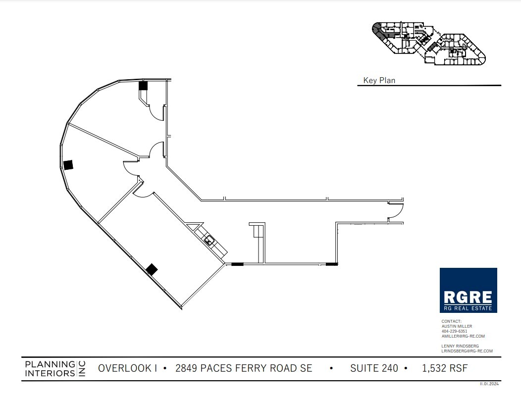 2849 Paces Ferry Rd SE, Atlanta, GA en alquiler Plano de la planta- Imagen 1 de 1