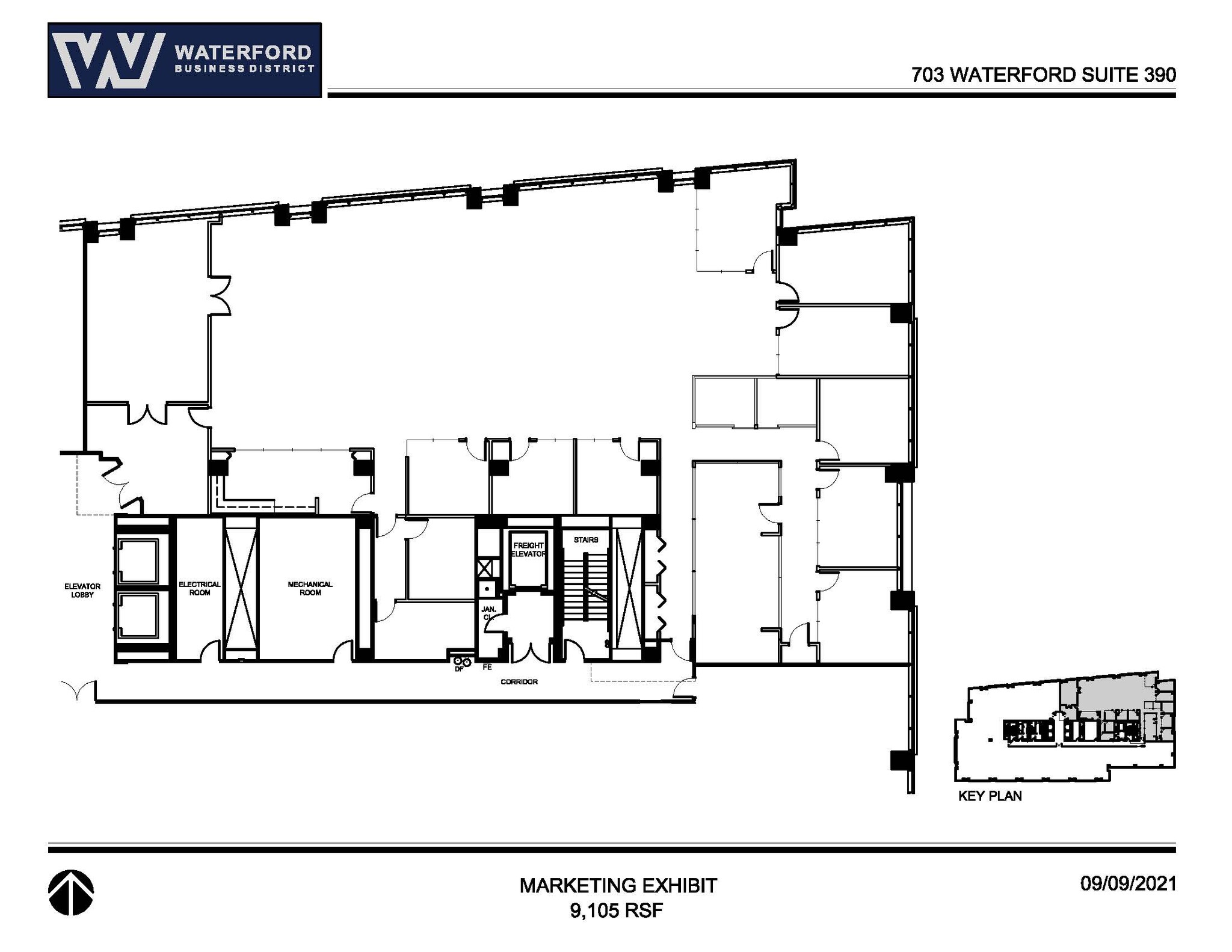 5200 Waterford District Dr, Miami, FL en alquiler Plano de la planta- Imagen 1 de 1