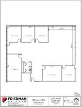 100 Galleria Officentre, Southfield, MI en venta Plano de la planta- Imagen 1 de 2