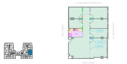 510-526 King St, Alexandria, VA en alquiler Plano de la planta- Imagen 1 de 1