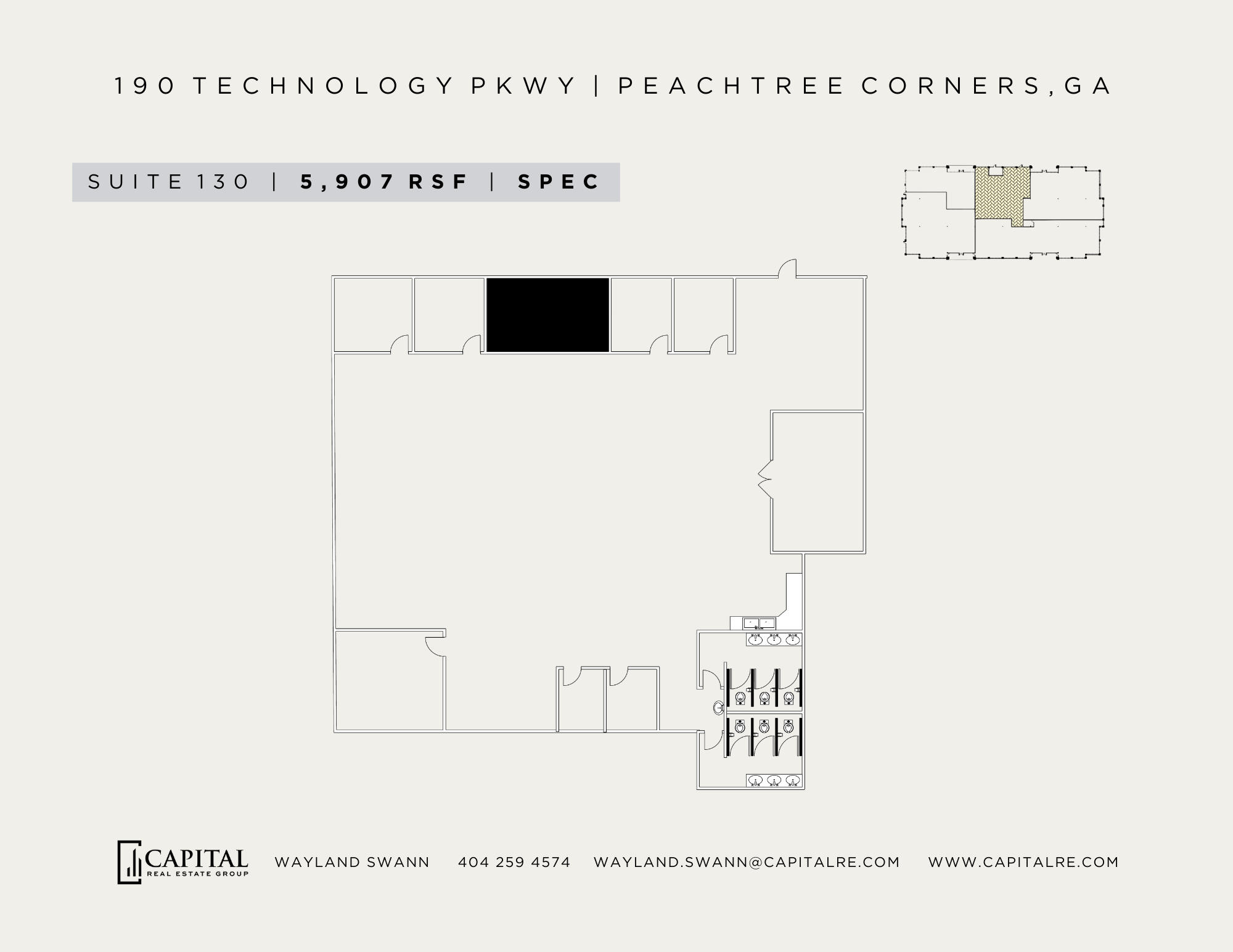 190 Technology Pky, Norcross, GA en alquiler Plano de la planta- Imagen 1 de 2