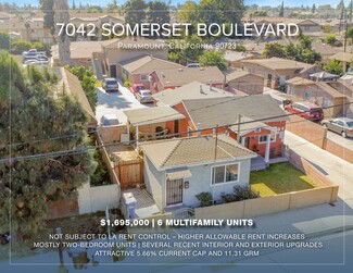 Más detalles para 7042 Somerset Blvd, Paramount, CA - Edificios residenciales en venta