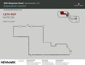 1601 Response Rd, Sacramento, CA en alquiler Plano de la planta- Imagen 1 de 1