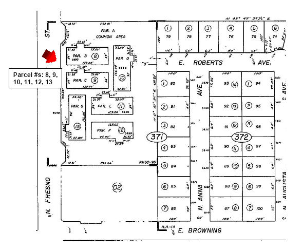 5680 N Fresno St, Fresno, CA en venta - Plano de solar - Imagen 3 de 6