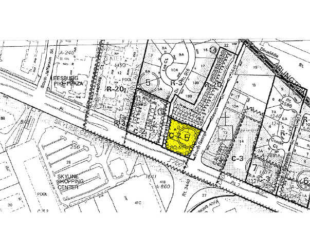 5100 Leesburg Pike, Falls Church, VA en alquiler - Plano de solar - Imagen 3 de 4