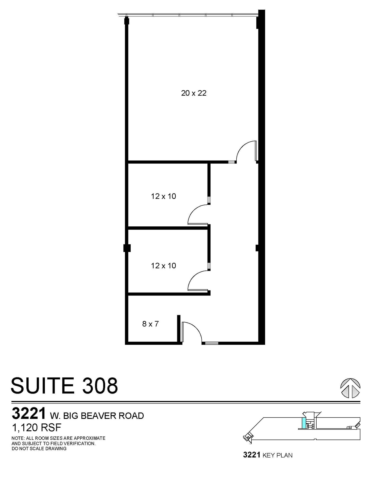 3155 W Big Beaver Rd, Troy, MI en alquiler Plano de la planta- Imagen 1 de 1