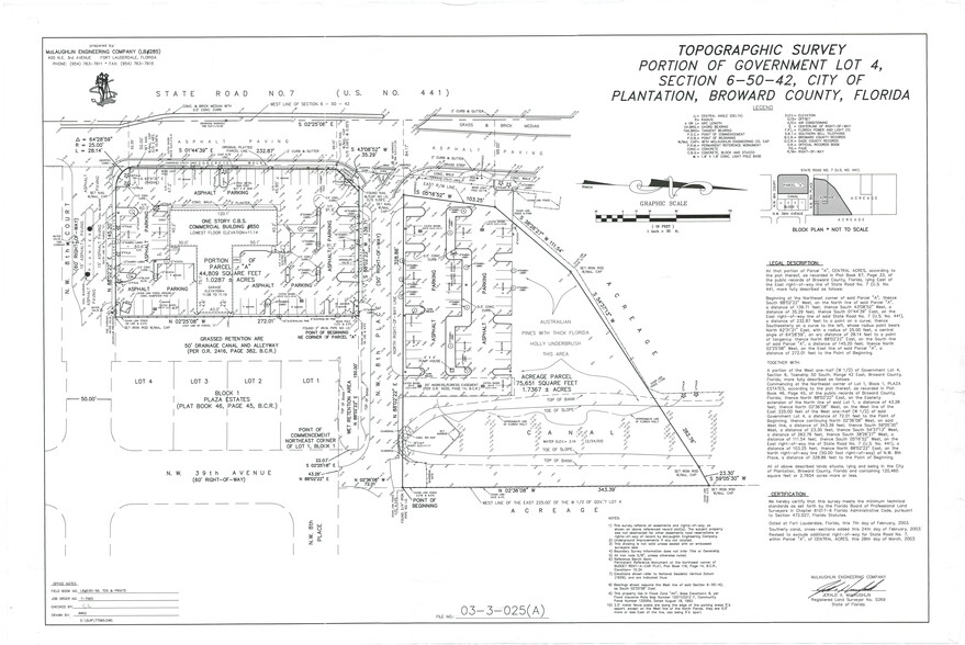 850 N State Road 7, Plantation, FL en venta - Plano del sitio - Imagen 3 de 3