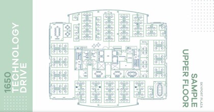 1700 Technology Dr, San Jose, CA en alquiler Plano de la planta- Imagen 1 de 1