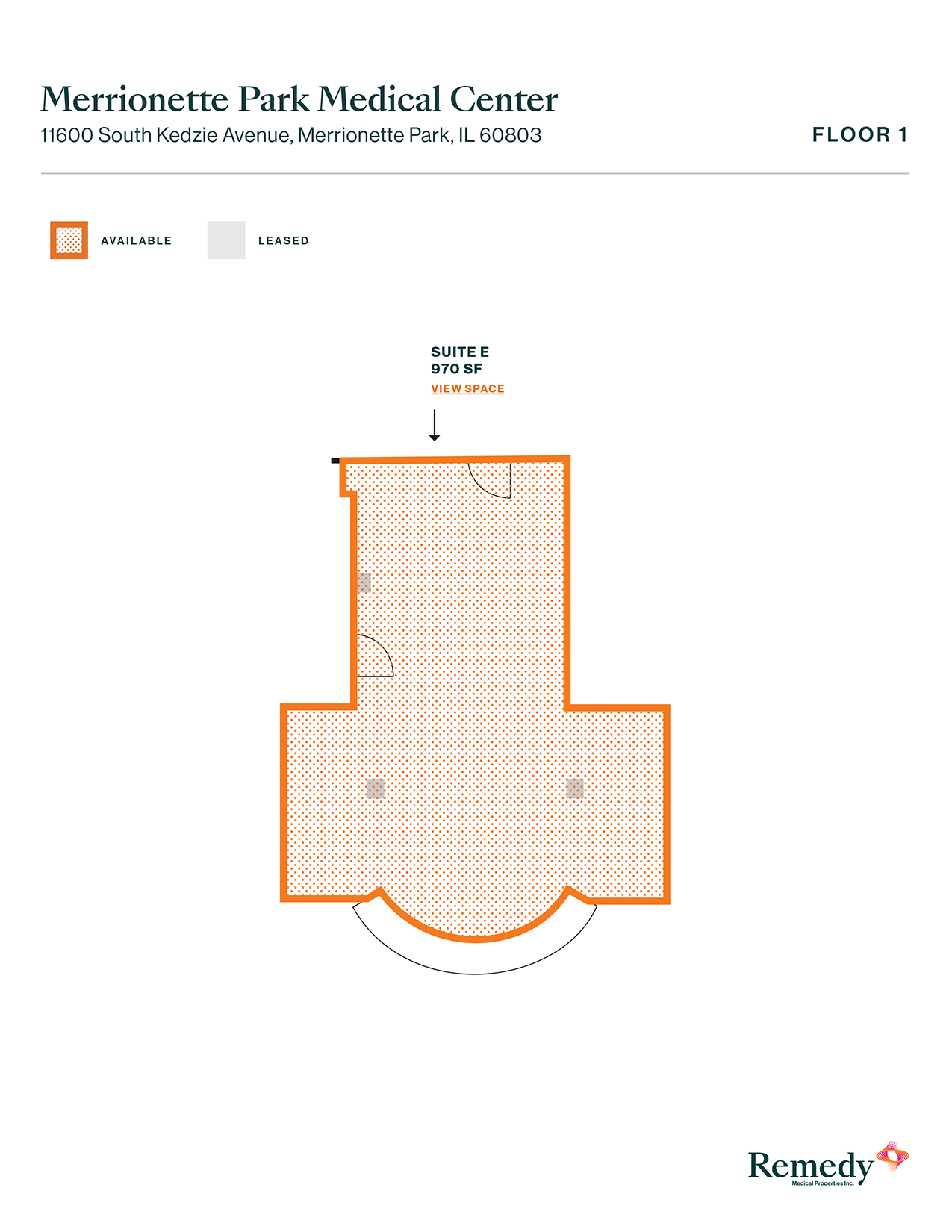 11600-11630 S Kedzie Ave, Merrionette Park, IL en alquiler Plano de la planta- Imagen 1 de 2