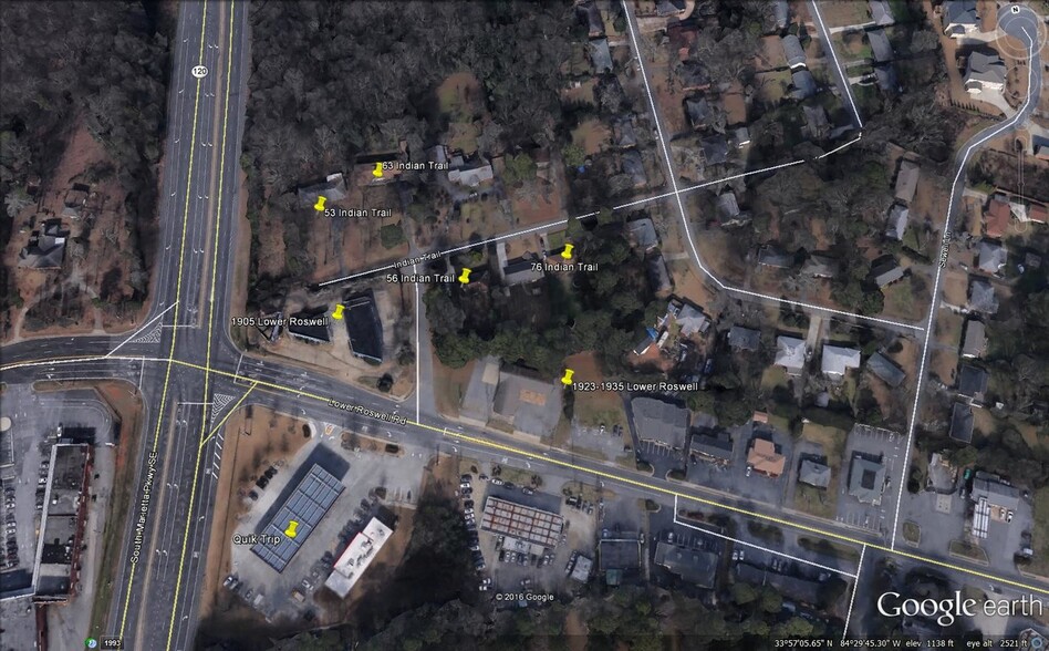 1923 Lower Roswell Rd, Marietta, GA en venta - Foto del edificio - Imagen 1 de 6