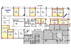 1990 M St NW, Washington, DC en alquiler Plano de la planta- Imagen 1 de 1