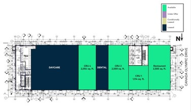 Canada Olympic Dr SW, Calgary, AB en alquiler Plano de la planta- Imagen 2 de 2