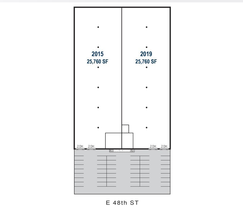 2015-2019 E 48th St, Vernon, CA en alquiler Plano de la planta- Imagen 1 de 1