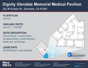 222 W Eulalia St, Glendale, CA en alquiler Plano de la planta- Imagen 1 de 1