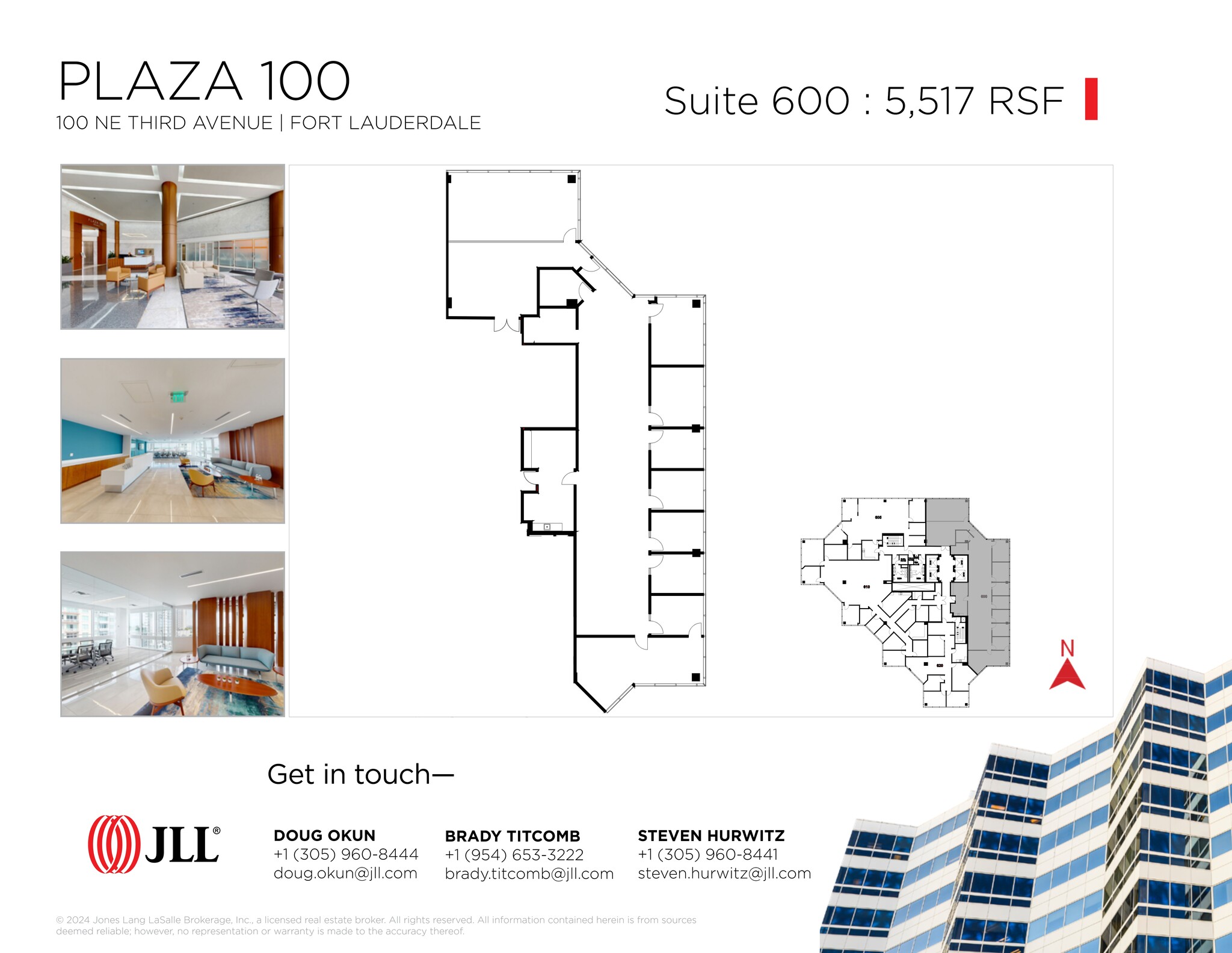 100 NE 3rd Ave, Fort Lauderdale, FL en alquiler Plano del sitio- Imagen 1 de 1