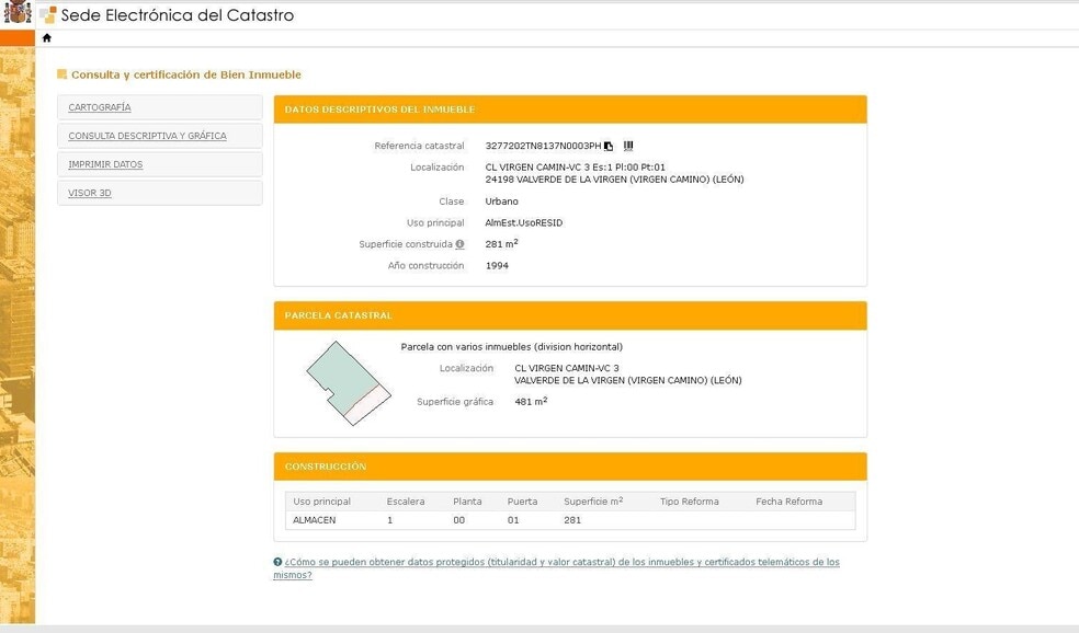 Local en Valverde de la Virgen, León en venta - Foto del edificio - Imagen 2 de 2