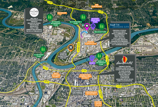 Blume NKC- North Oak Trafficway & 32nd Ave, North Kansas City, MO - VISTA AÉREA  vista de mapa