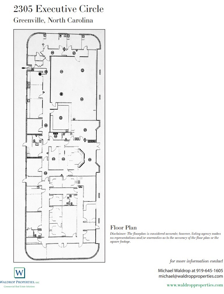 2305 Executive Park W, Greenville, NC en alquiler Plano de la planta- Imagen 1 de 1