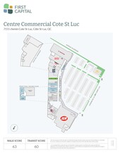 7001-7155 Ch Côte St-Luc, Montréal, QC en alquiler Plano del sitio- Imagen 1 de 2