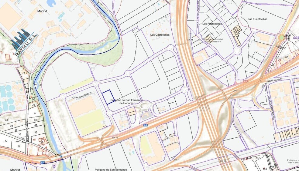 Pl. PGOU SUPT-TO-1, 4A, San Fernando de Henares, Madrid en venta - Plano de solar - Imagen 2 de 3