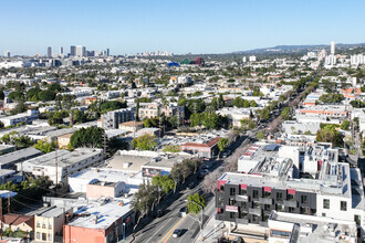 7624-7626 Santa Monica Blvd, West Hollywood, CA - VISTA AÉREA  vista de mapa - Image1