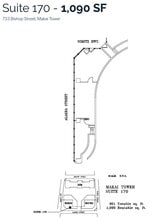 733 Bishop St, Honolulu, HI en alquiler Plano de la planta- Imagen 1 de 1