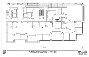 200 Mansell Ct E, Roswell, GA en alquiler Plano de la planta- Imagen 1 de 1