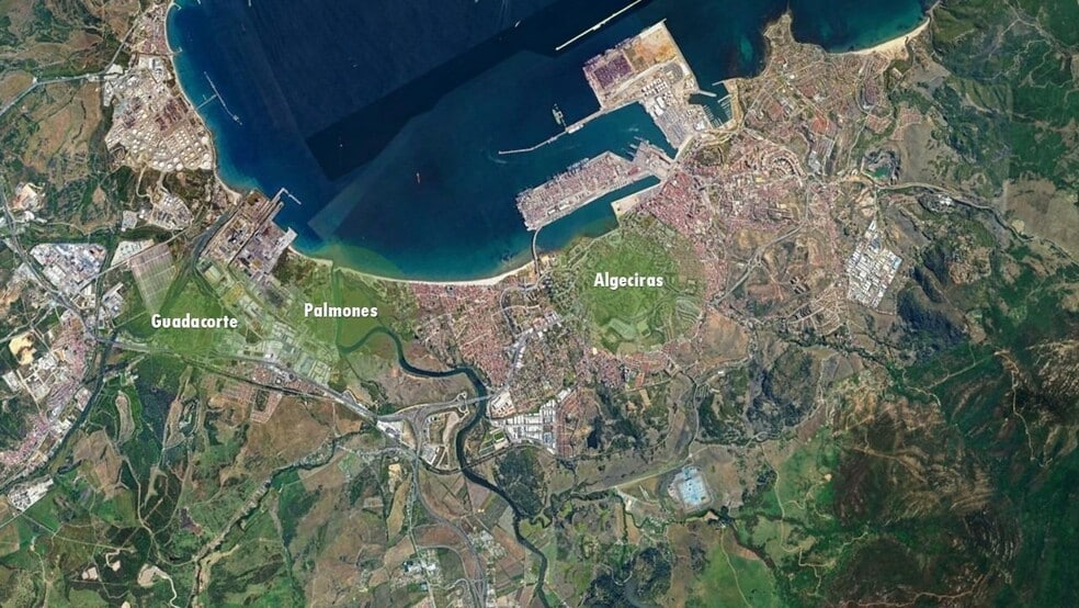 Terreno en Algeciras, Cádiz en venta - Vista aérea - Imagen 1 de 5