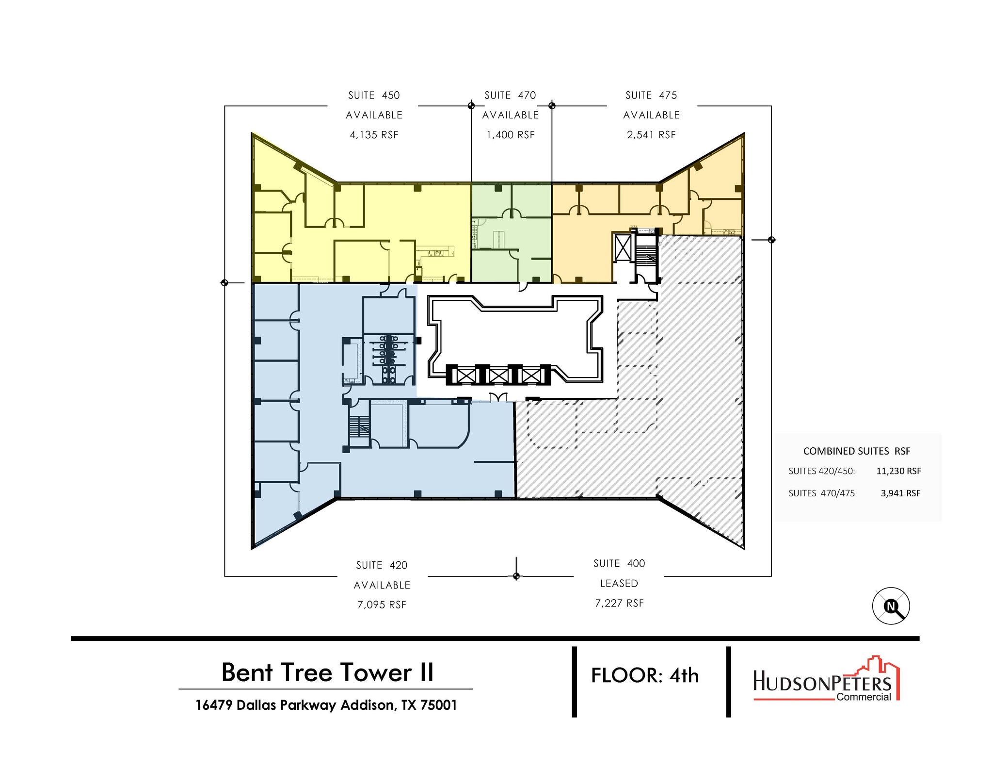 16479 Dallas Pky, Addison, TX en alquiler Plano de la planta- Imagen 1 de 9