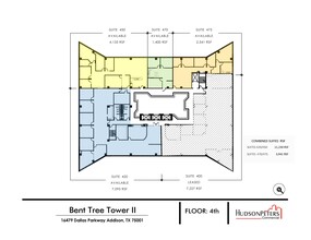 16479 Dallas Pky, Addison, TX en alquiler Plano de la planta- Imagen 1 de 9